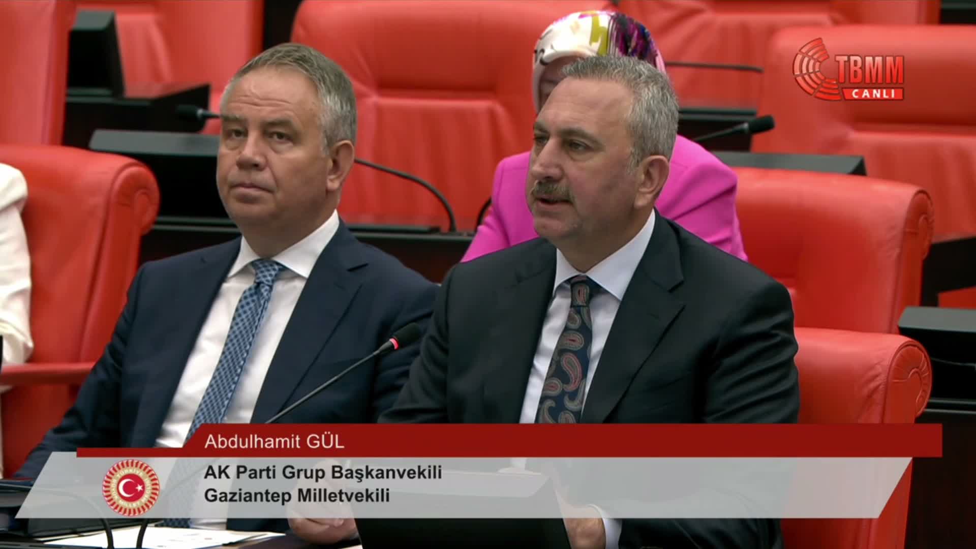 TBMM Genel Kurulu... Abdulhamit Gül: Gelin, acıları değil sevinçleri artıracak bir süreçte hep birlikte taşın altına elimizi koyalım