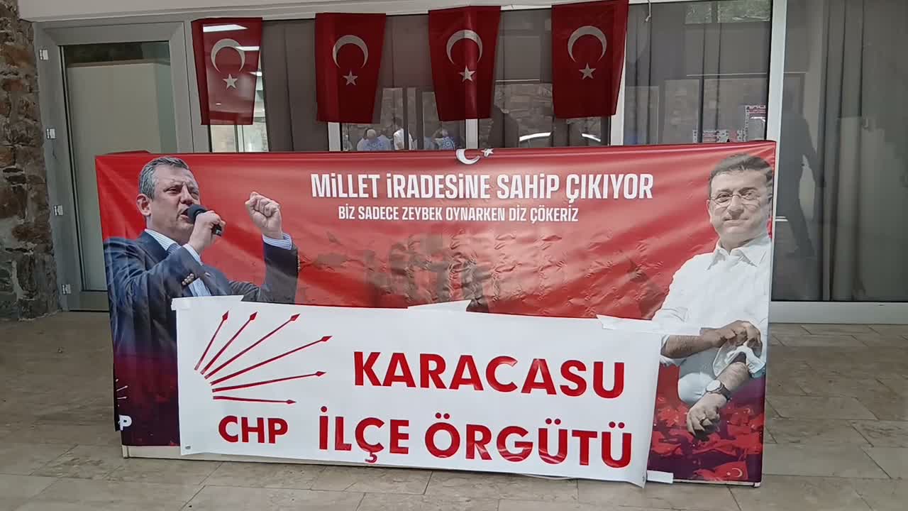 CHP Karacasu İlçe Örgütü'nde dayanışma ve istişare toplantısı