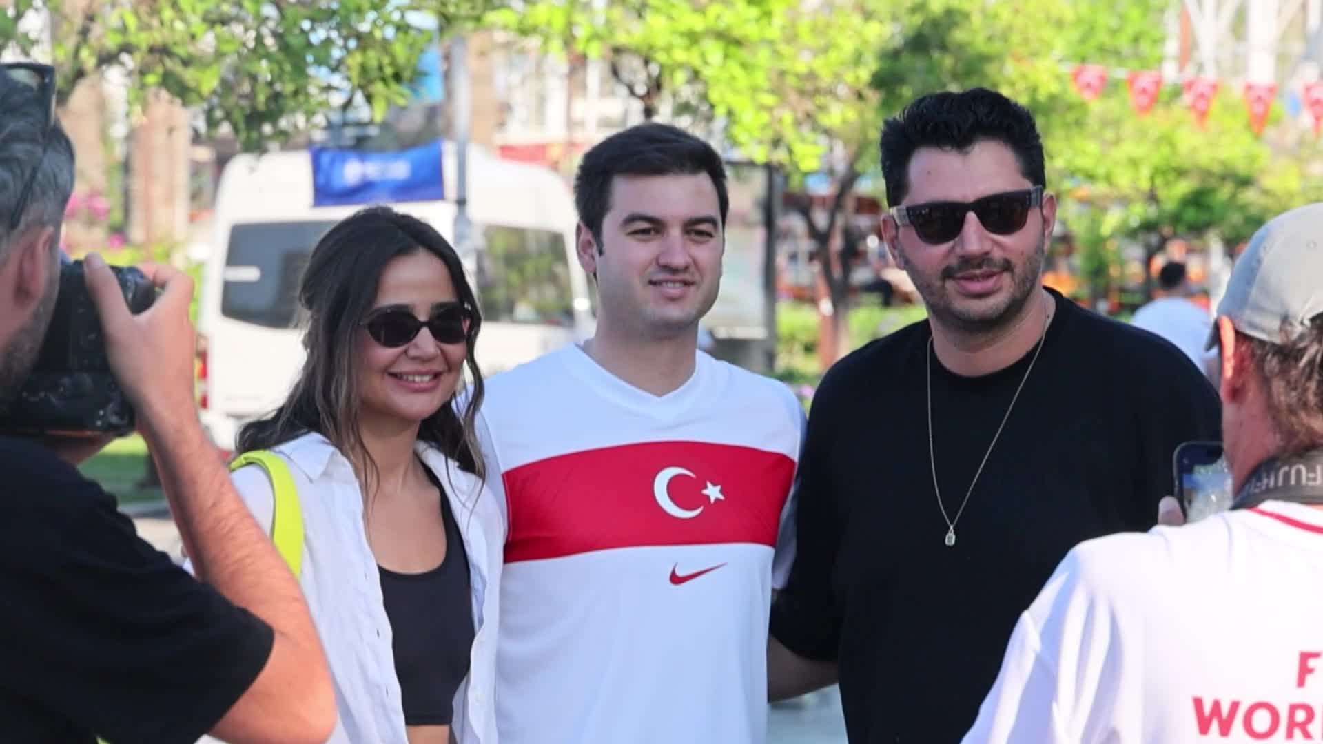 Bodrum'da milli maç heyecanı yaşandı