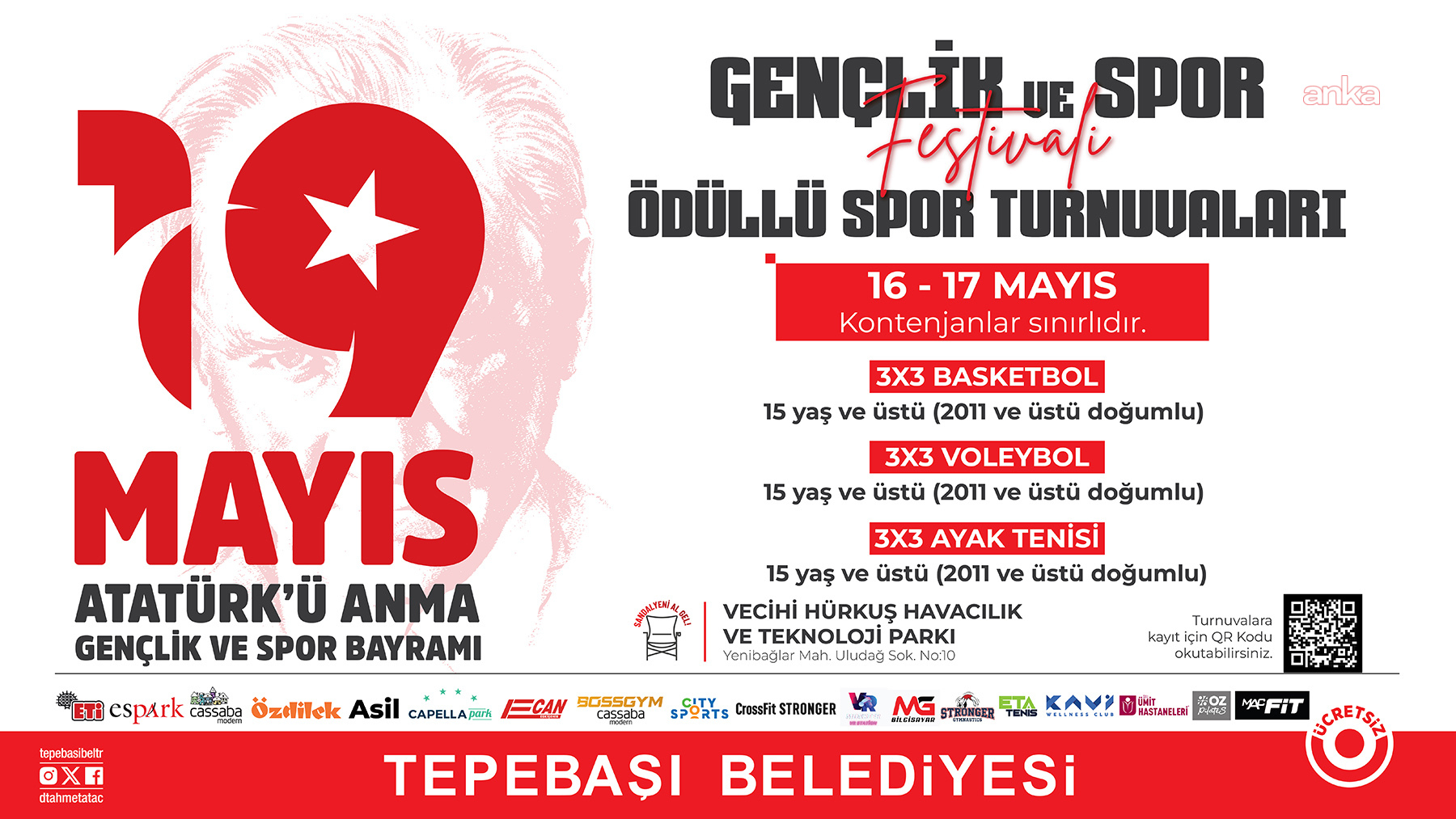 19 Mayıs coşkusu, Tepebaşı’nda yaşanacak