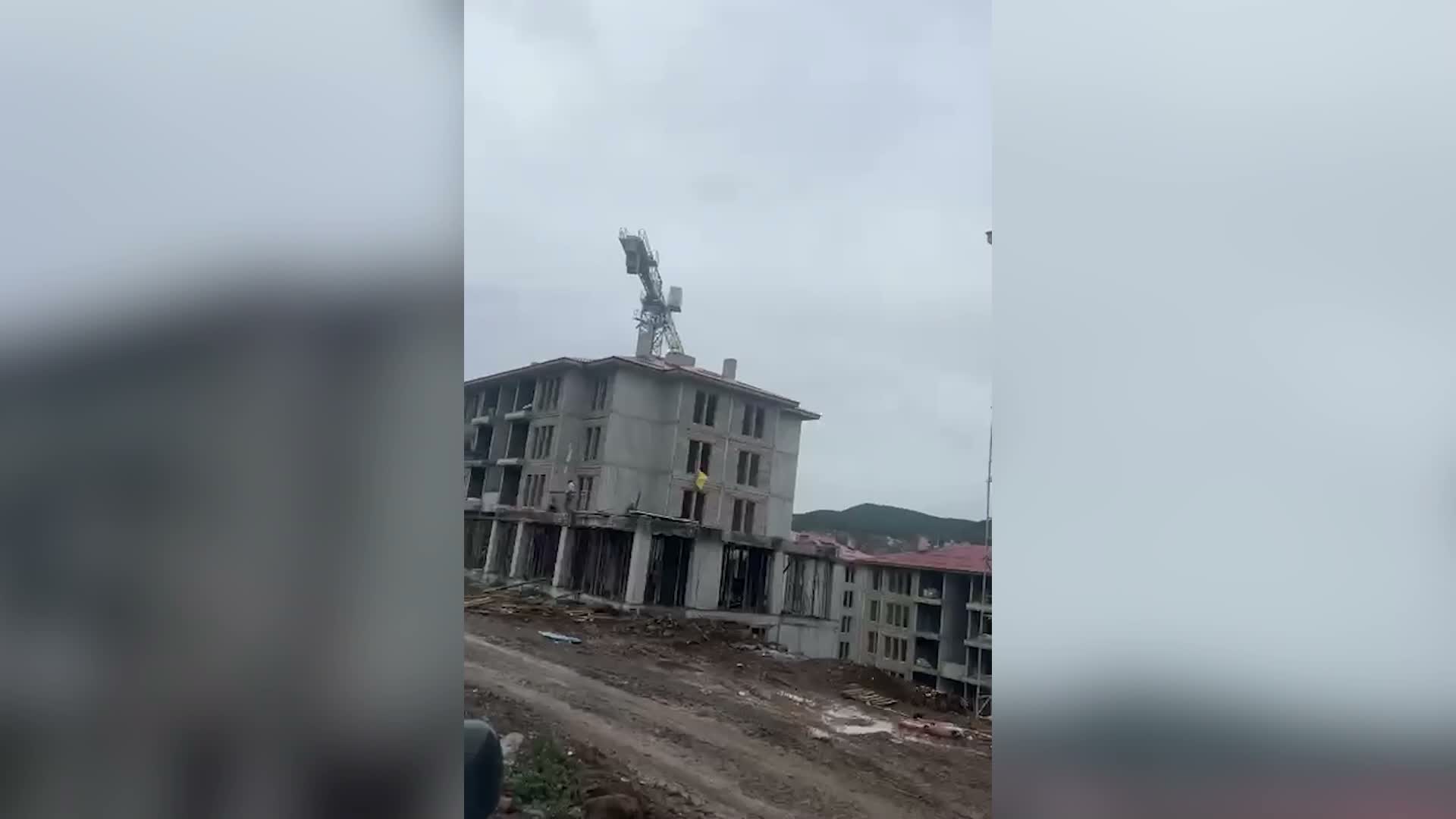 Ordu'da TOKİ işçilerinin maaş eylemi