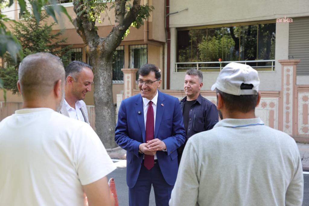 Kütahya Belediye Başkanı Kahveci, Maltepe Mahallesi'ndeki çalışmaları inceledi