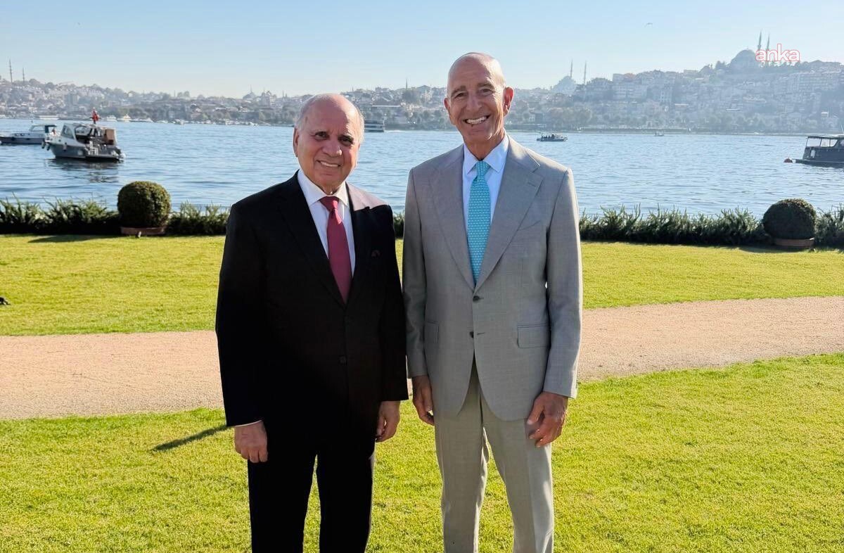 Tom Barrack ile Irak Dışişleri Bakanı Fuad Hüseyin İstanbul'da bir araya geldi