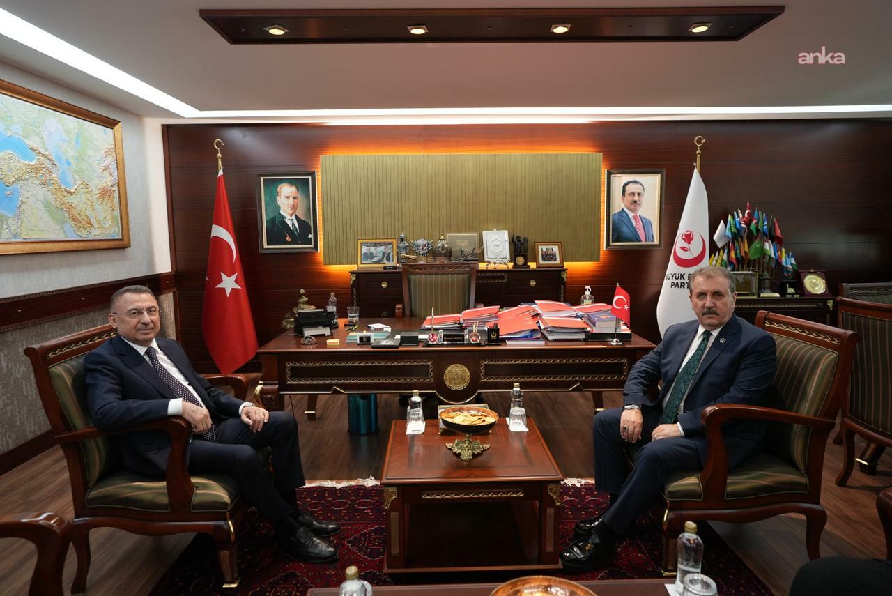 Fuat Oktay'dan Mustafa Destici'ye ziyaret