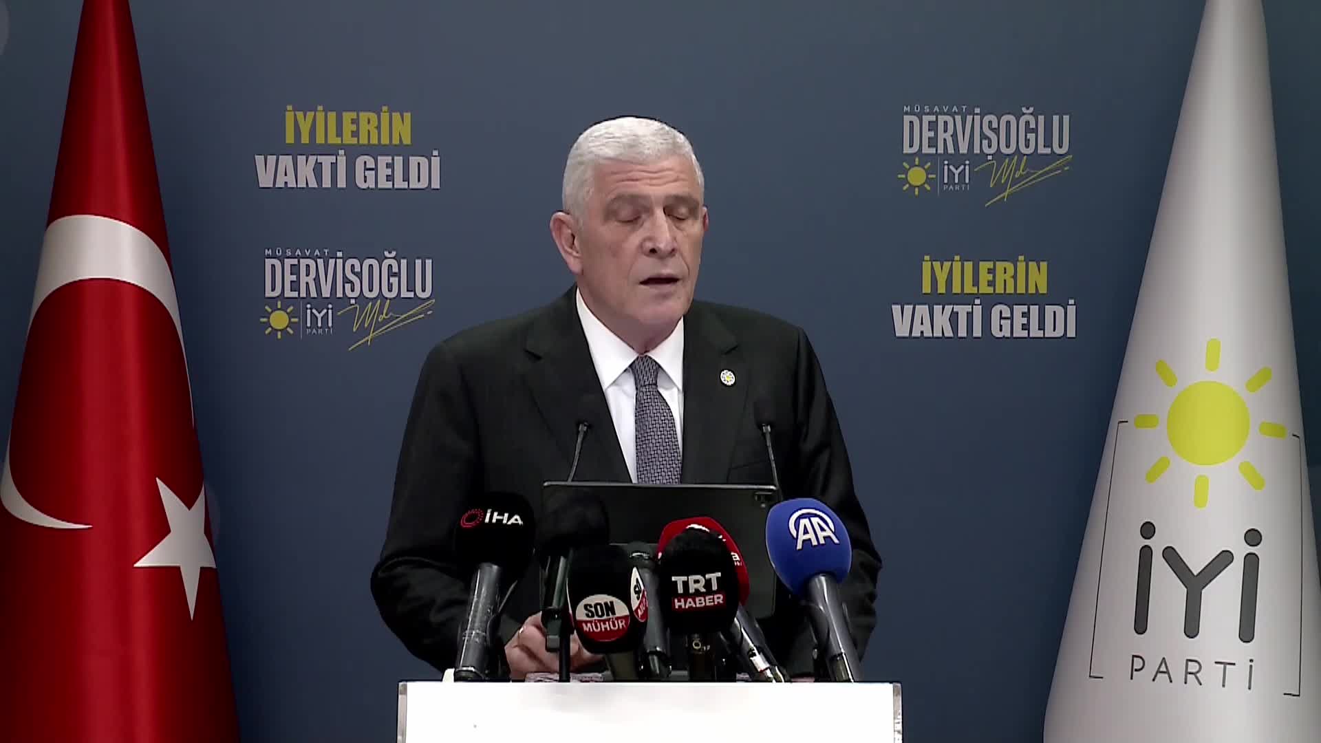 İYİ Parti Genel Başkanı Dervişoğlu: "Cumhuriyetimizi bir kayyumlar cumhuriyetine dönüştürmek istiyorlar"