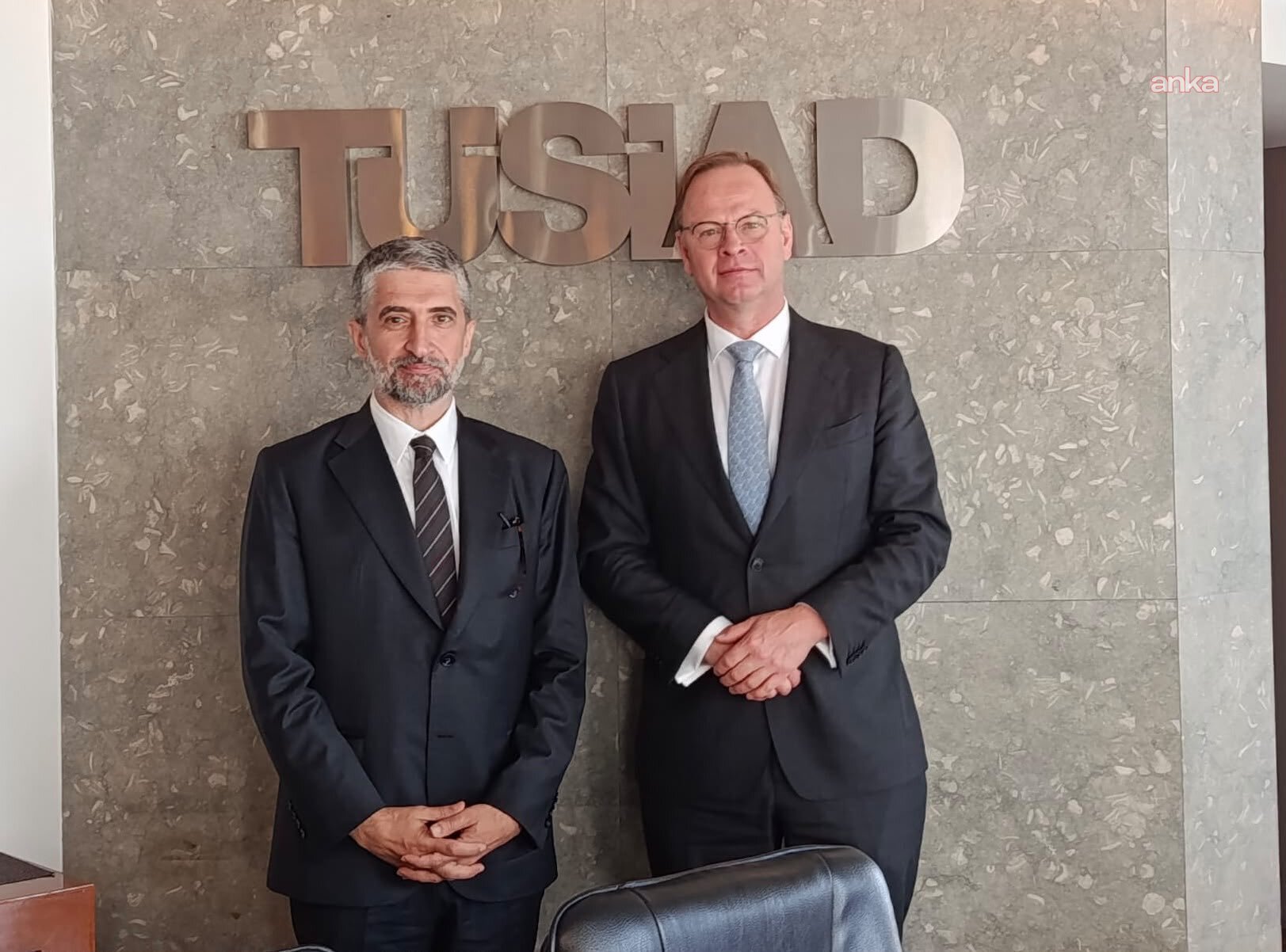 TÜSİAD Başkanı Diren Hollanda'nın Ankara Büyükelçisi Dorhout ile görüştü