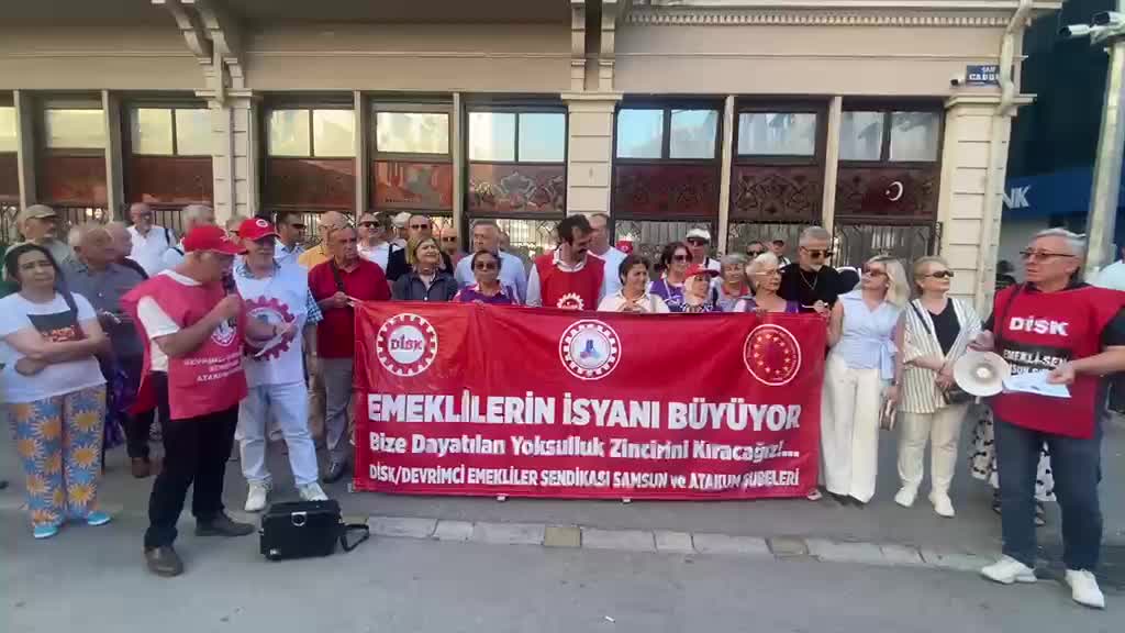 Emeklilerden Samsun'da yürüyüş çağrısı