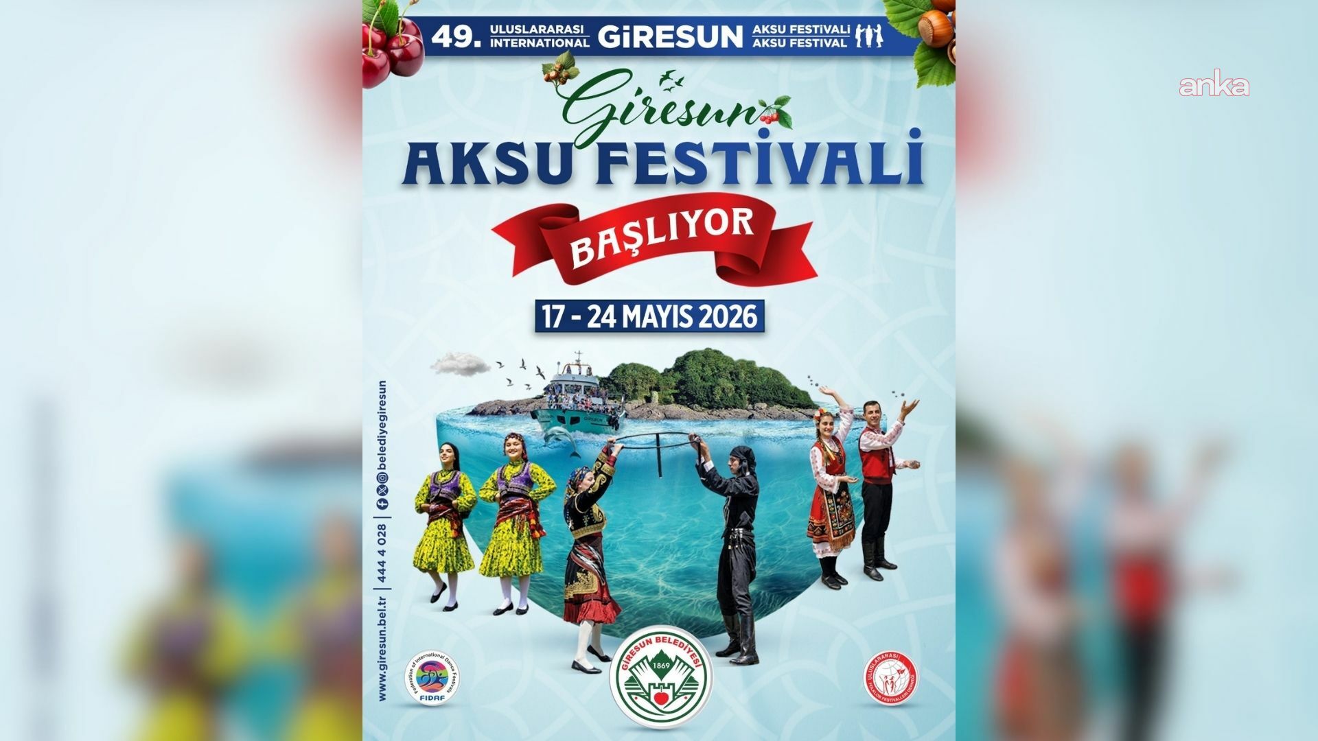 49. Uluslararası Giresun Aksu Festivali için geri sayım başladı