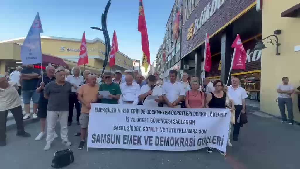 Samsun Emek ve Demokrasi Güçleri: “İşçiler yalnız, ülke sahipsiz değildir”