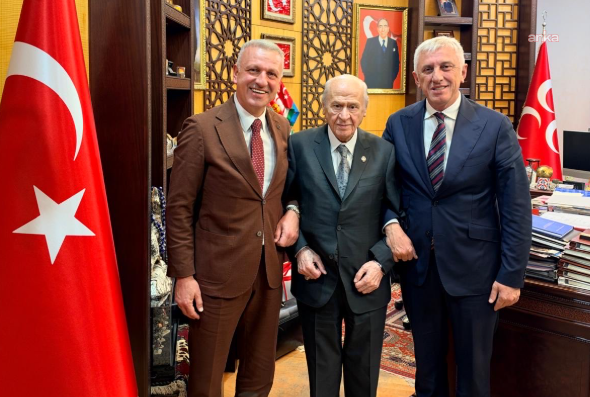 Cumhurbaşkanı Başdanışmanı Oktay Saral, Devlet Bahçeli’yi ziyaret etti