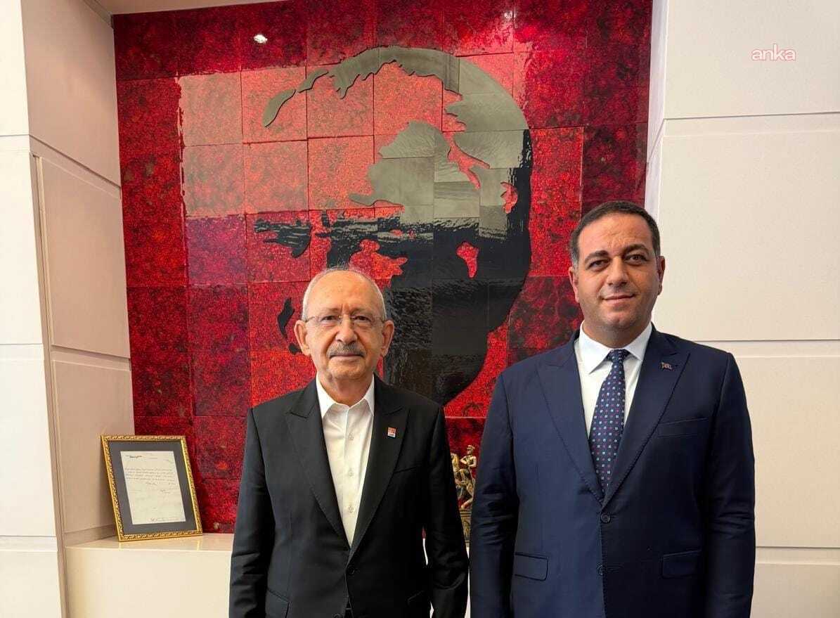 CHP Genel Başkanı Kılıçdaroğlu, Narlıdere Belediye Başkanı Erman Uzun'u kabul etti