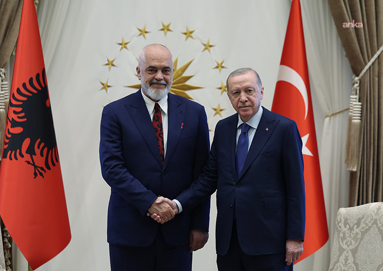 Cumhurbaşkanı Erdoğan, Arnavutluk Başbakanı Rama ile bir araya geldi