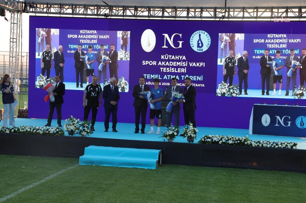 Kütahya Spor Akademisi Vakfı Tesisleri'nin temeli, törenle atıldı