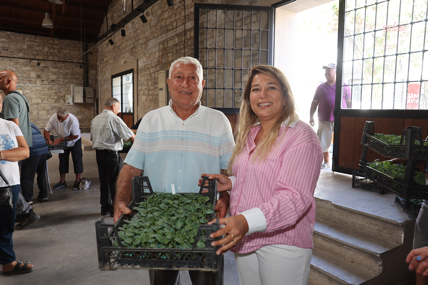 Urla Belediyesi'nden üreticiye 120 bin kışlık sebze fidesi
