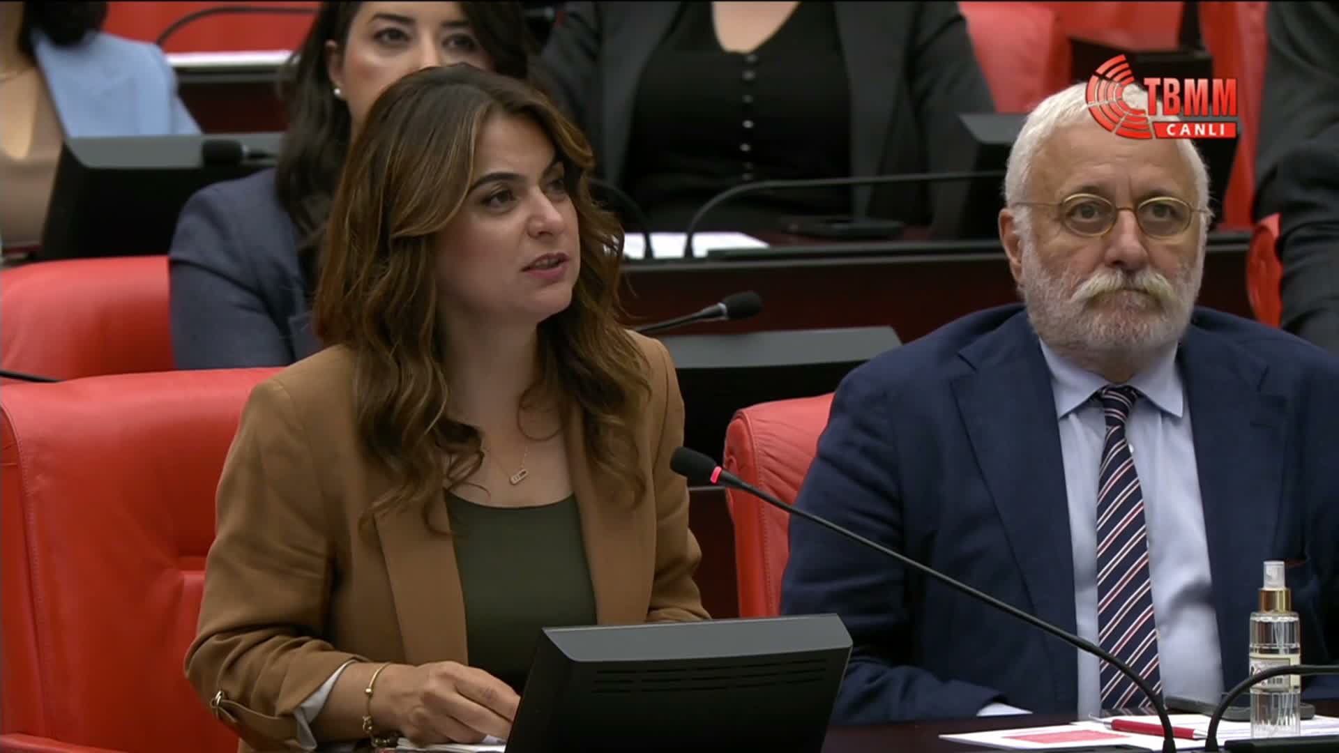 TBMM Genel Kurulu... Koçyiğit, Demirtaş ve Mızraklı'nın mesajını okudu: "Barışa katkı sunan, bu yangına bir damla su taşıyan herkesten Allah razı olsun, çıkacak olan yasa hayırlara vesile olsun"