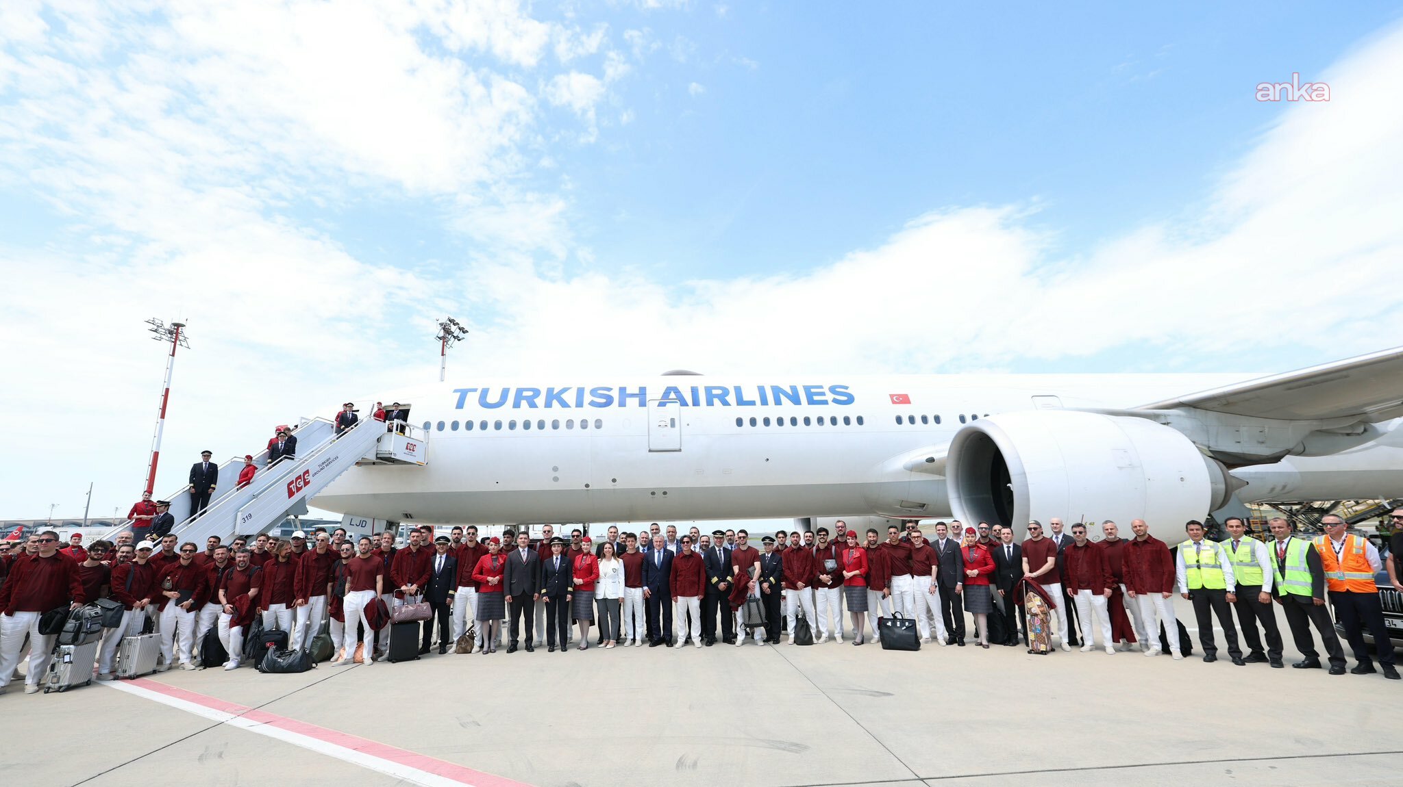 A Milli Futbol Takımı, Dünya Kupası için ABD’ye uğurlandı
