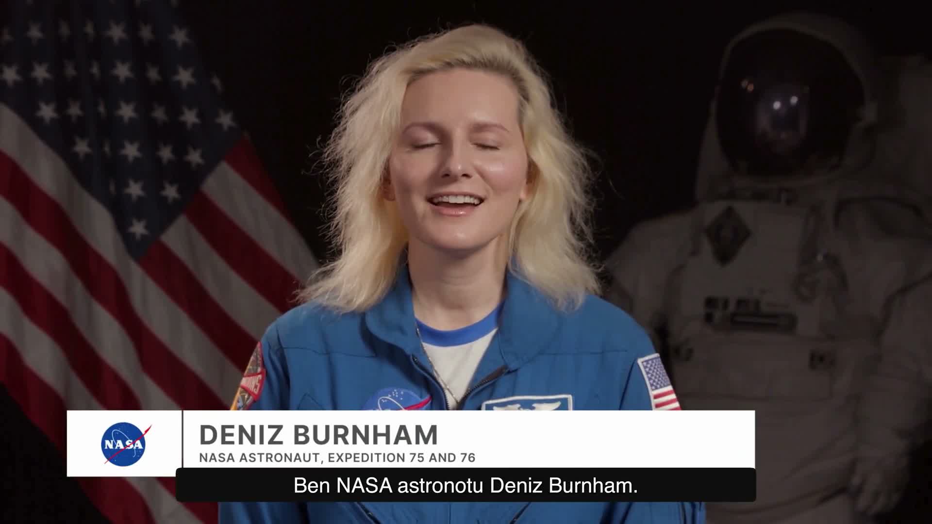 Adana doğumlu NASA astronotu Deniz Burnham, uzay görevi için hazırlanıyor