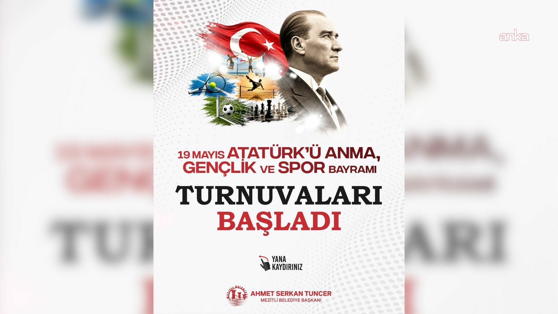 Mezitli Belediyesi’nden 19 Mayıs’a özel spor turnuvaları