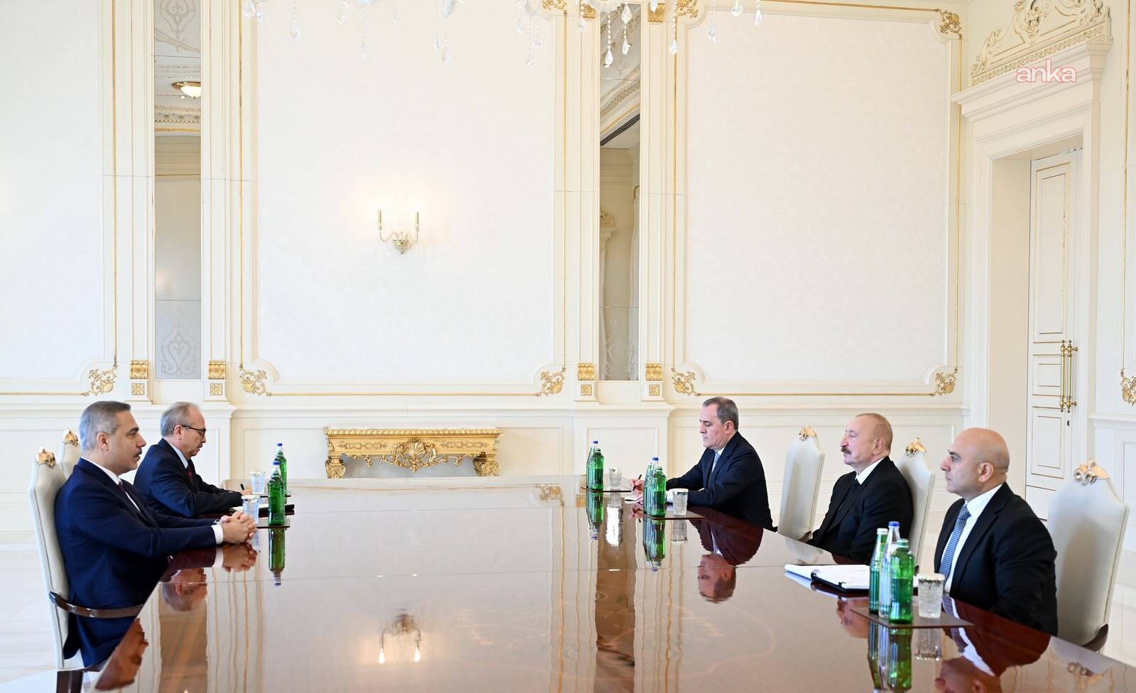 Dışişleri Bakanı Fidan, Azerbaycan Cumhurbaşkanı Aliyev tarafından kabul edildi