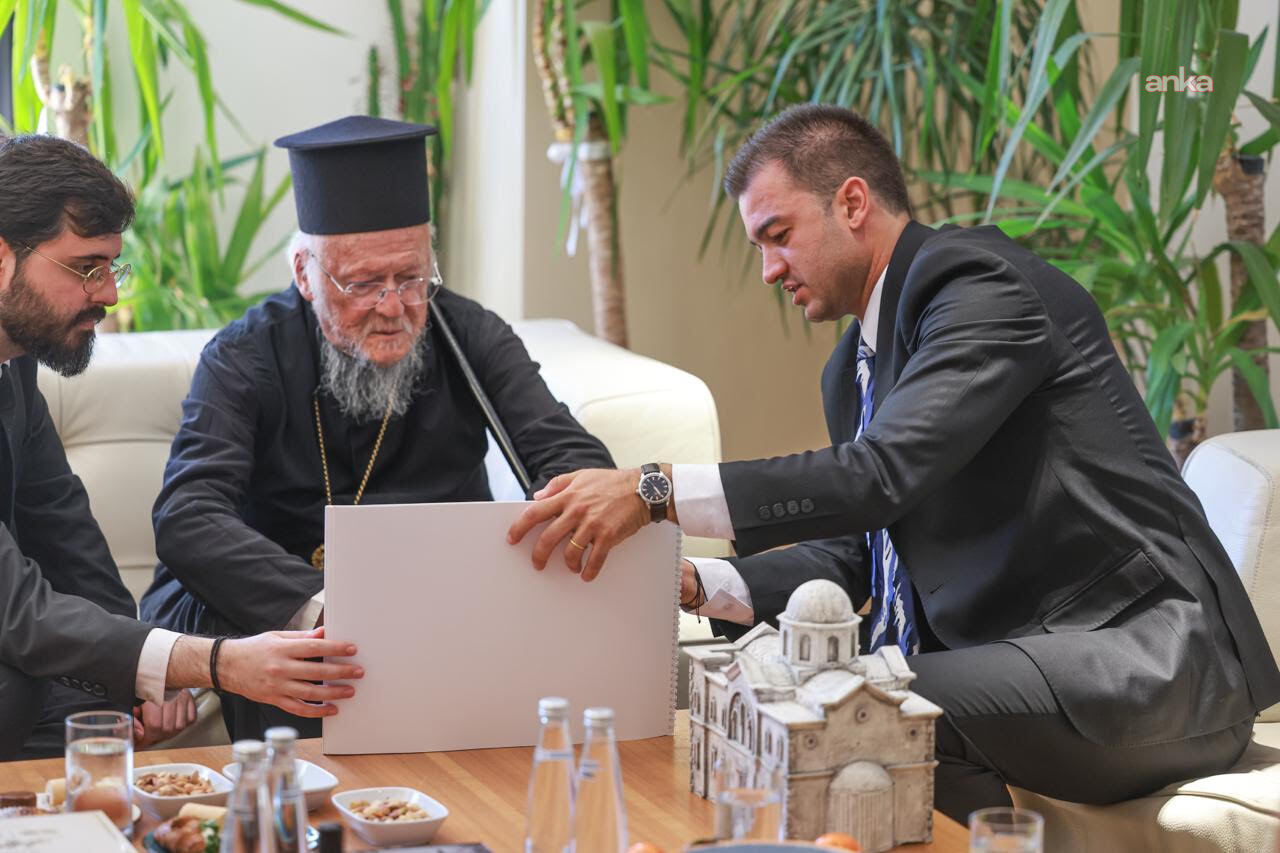 Fener Rum Patriği Bartholomeos, Bodrum Belediyesi’ni ziyaret etti