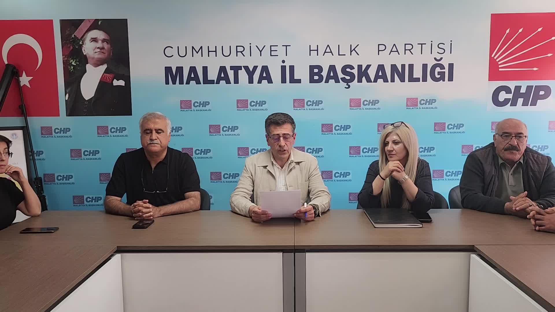 CHP Battalgazi İlçe Başkanı Alper Gürsoy: "Kurultay iradesini yok sayan anlayışı kabul etmiyoruz"