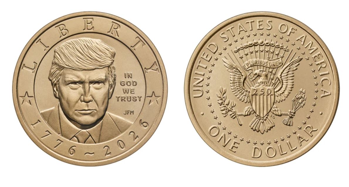 ABD Başkanı Trump’ın portresi 1 dolarlık madeni paraya basıldı