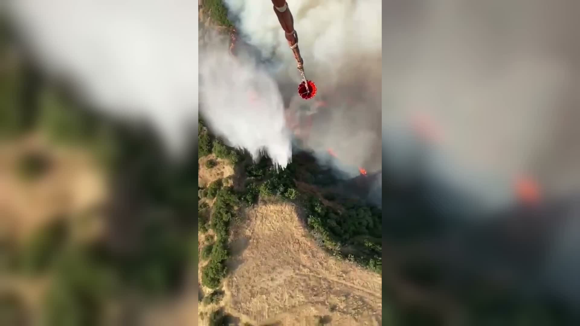 Manisa’da makilik alanda yangın... Havadan ve karadan müdahale sürüyor