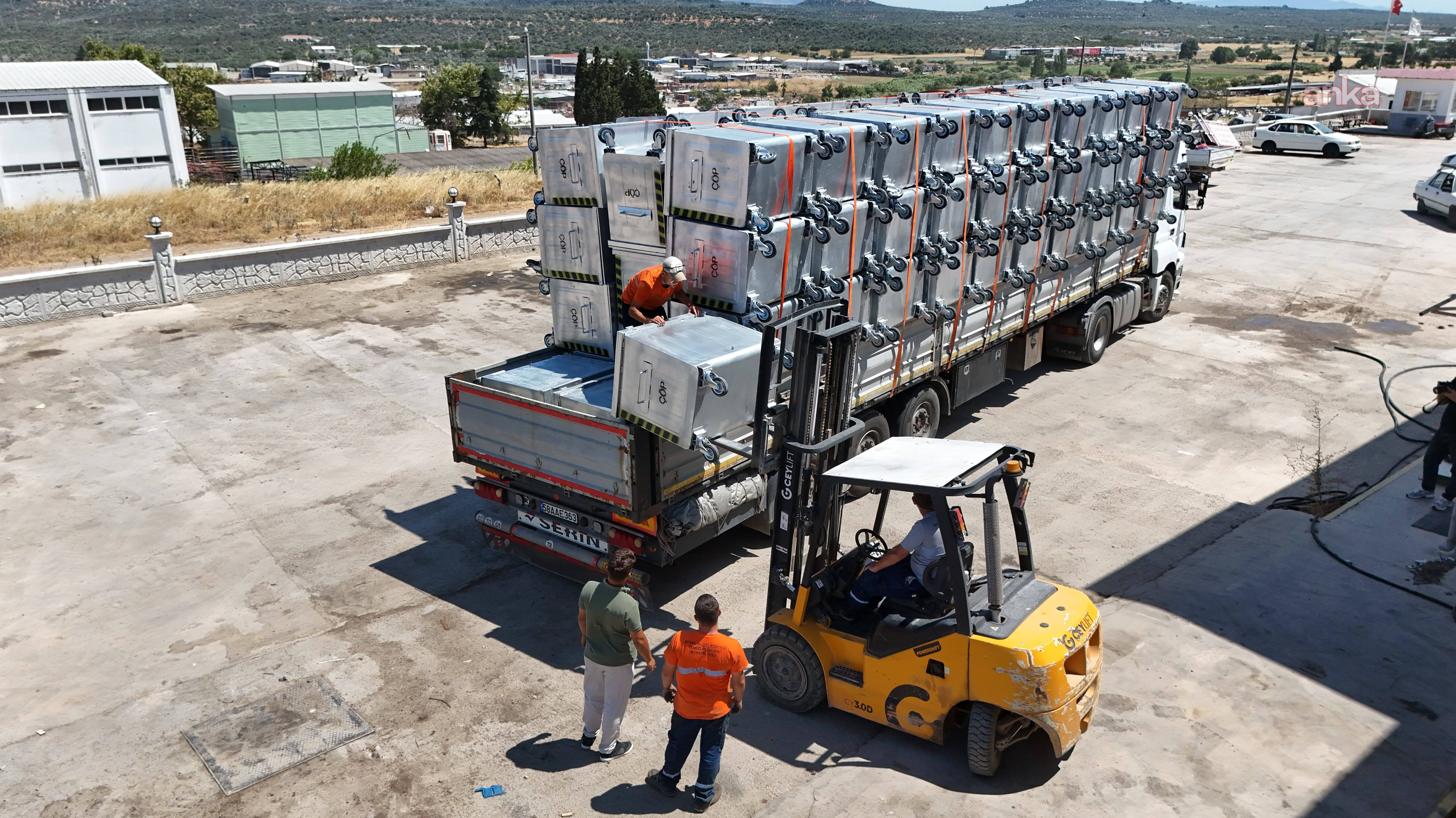 Ayvalık'ta bin çöp konteyneri etaplar halinde kullanıma sunuluyor
