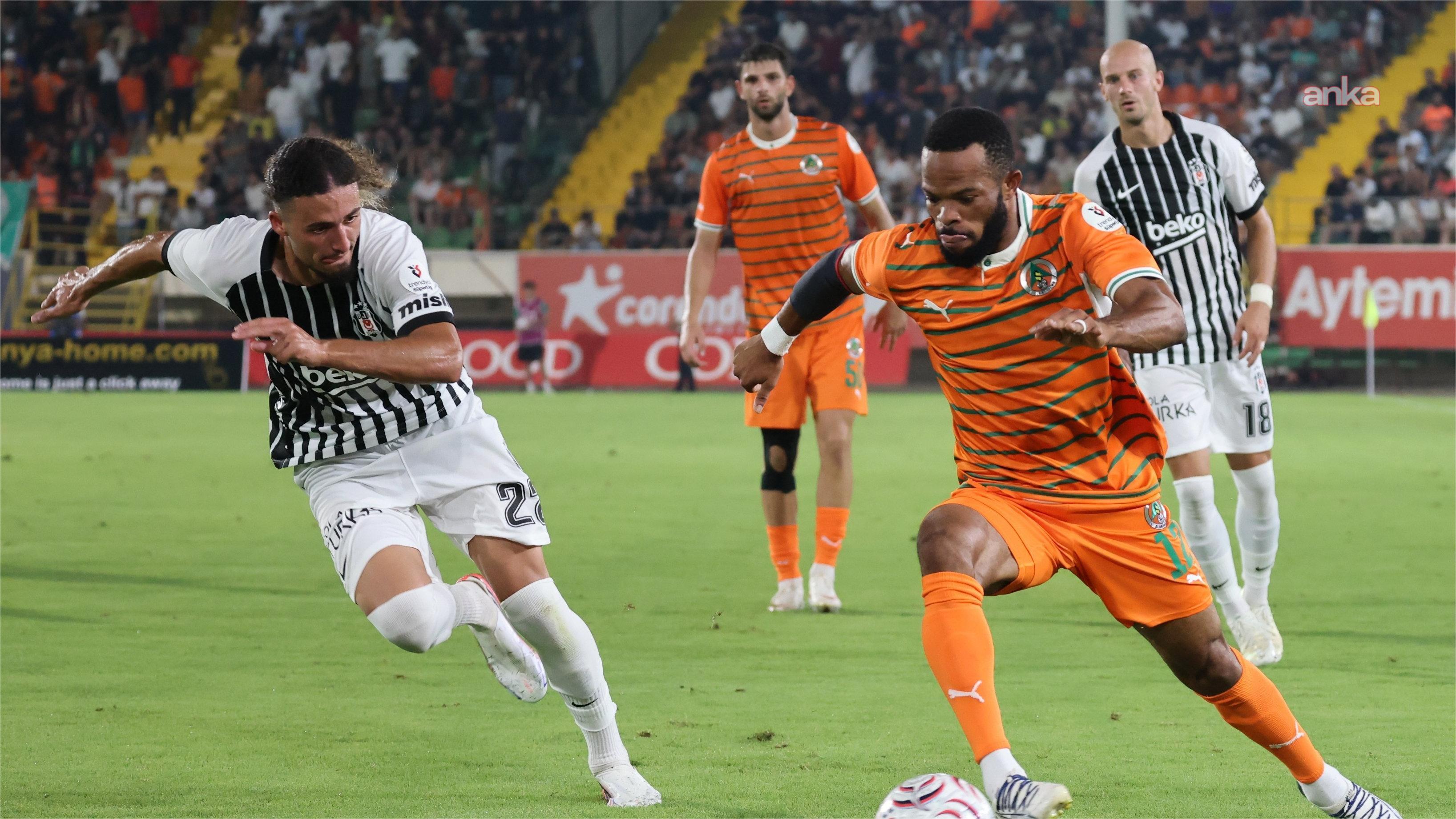 Beşiktaş, Alanyaspor deplasmanında 1-0 mağlup oldu