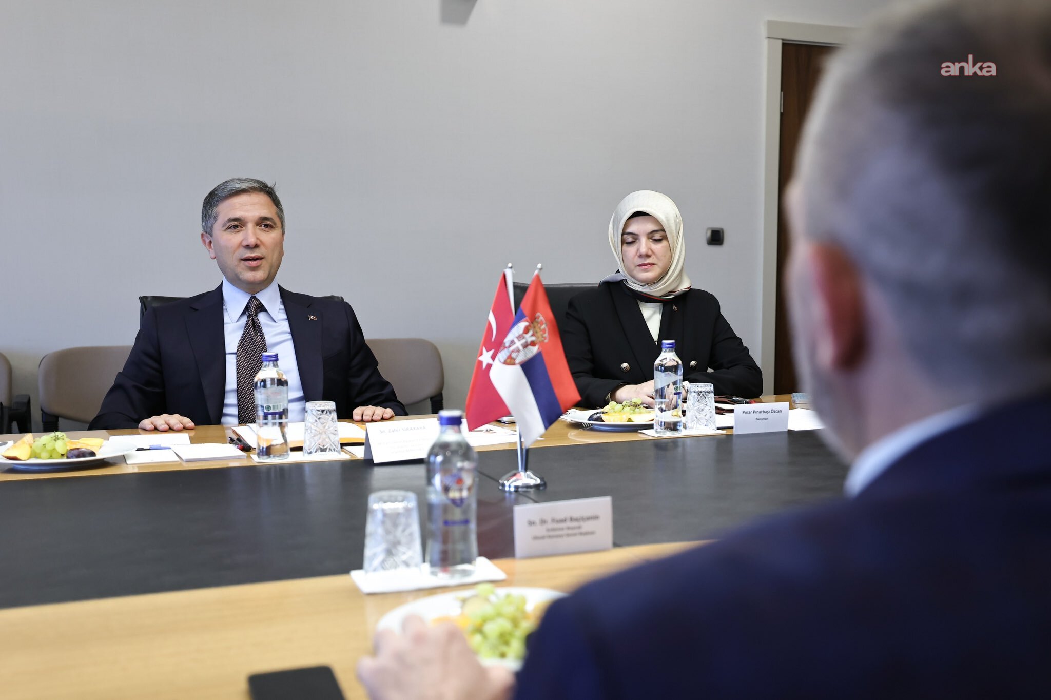 Zafer Sırakaya, Sırbistan Boşnak Ulusal Konseyi Başkanı Fuad Baçiçanin ile görüştü