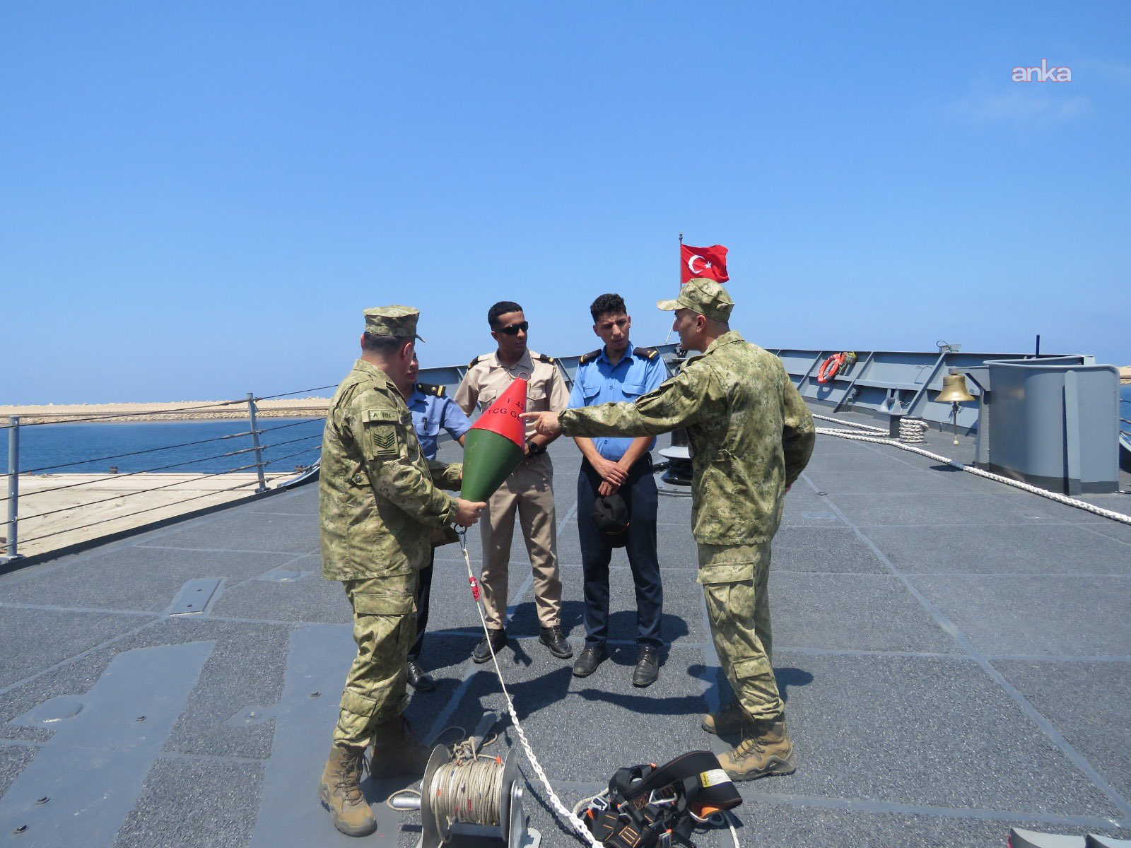 TCG Gemlik'te Libya Deniz Kuvvetleri personeline eğitim verildi