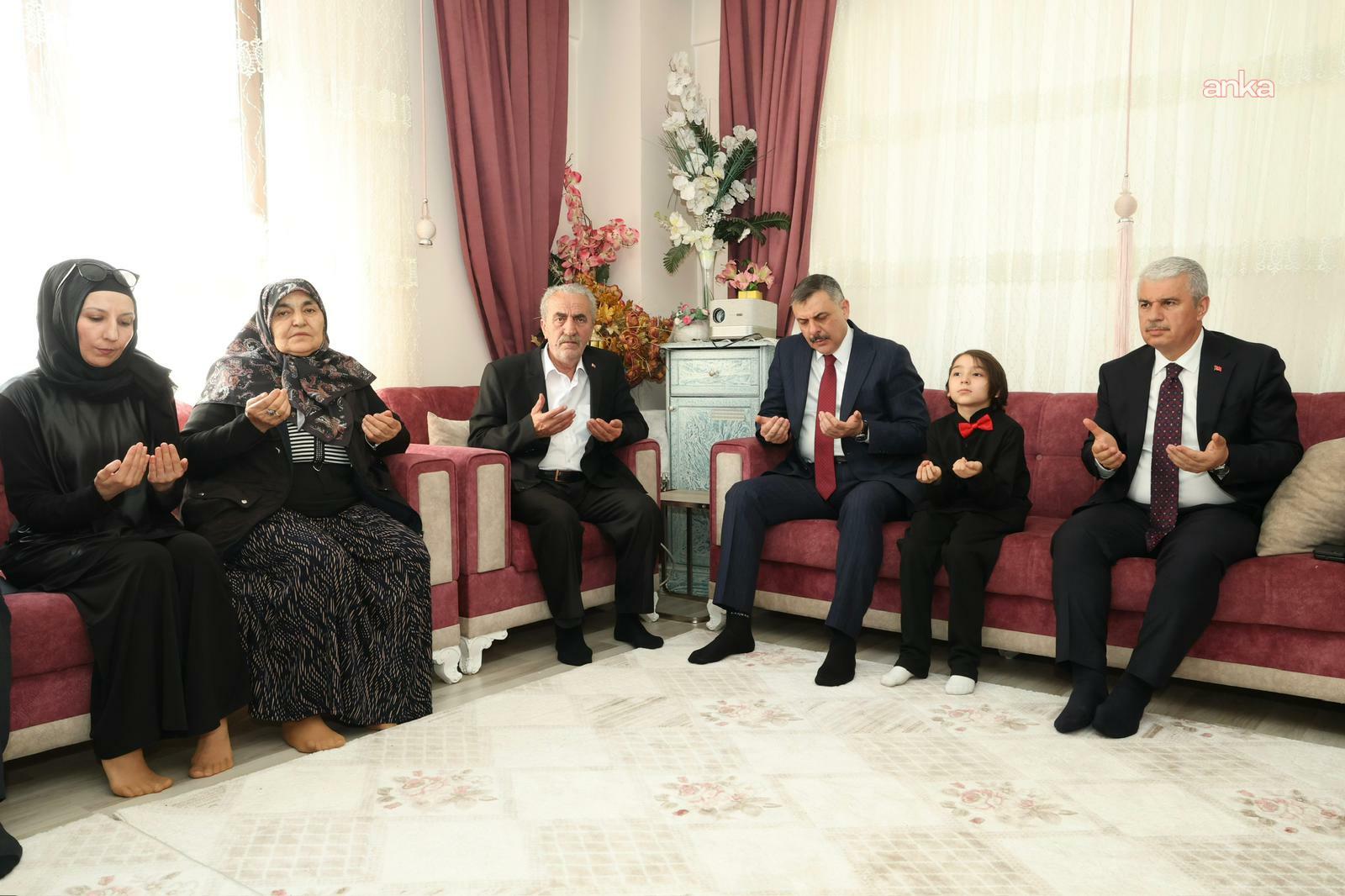 İçişleri Bakanı Çiftçi’den şehit ailesine bayram ziyareti