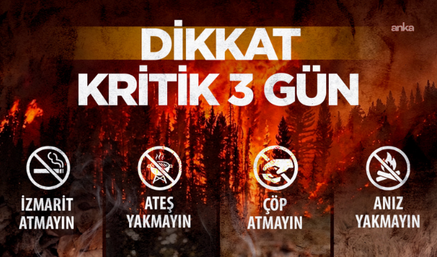 Yumaklı’dan orman yangını uyarısı: Önümüzdeki 3 gün kritik