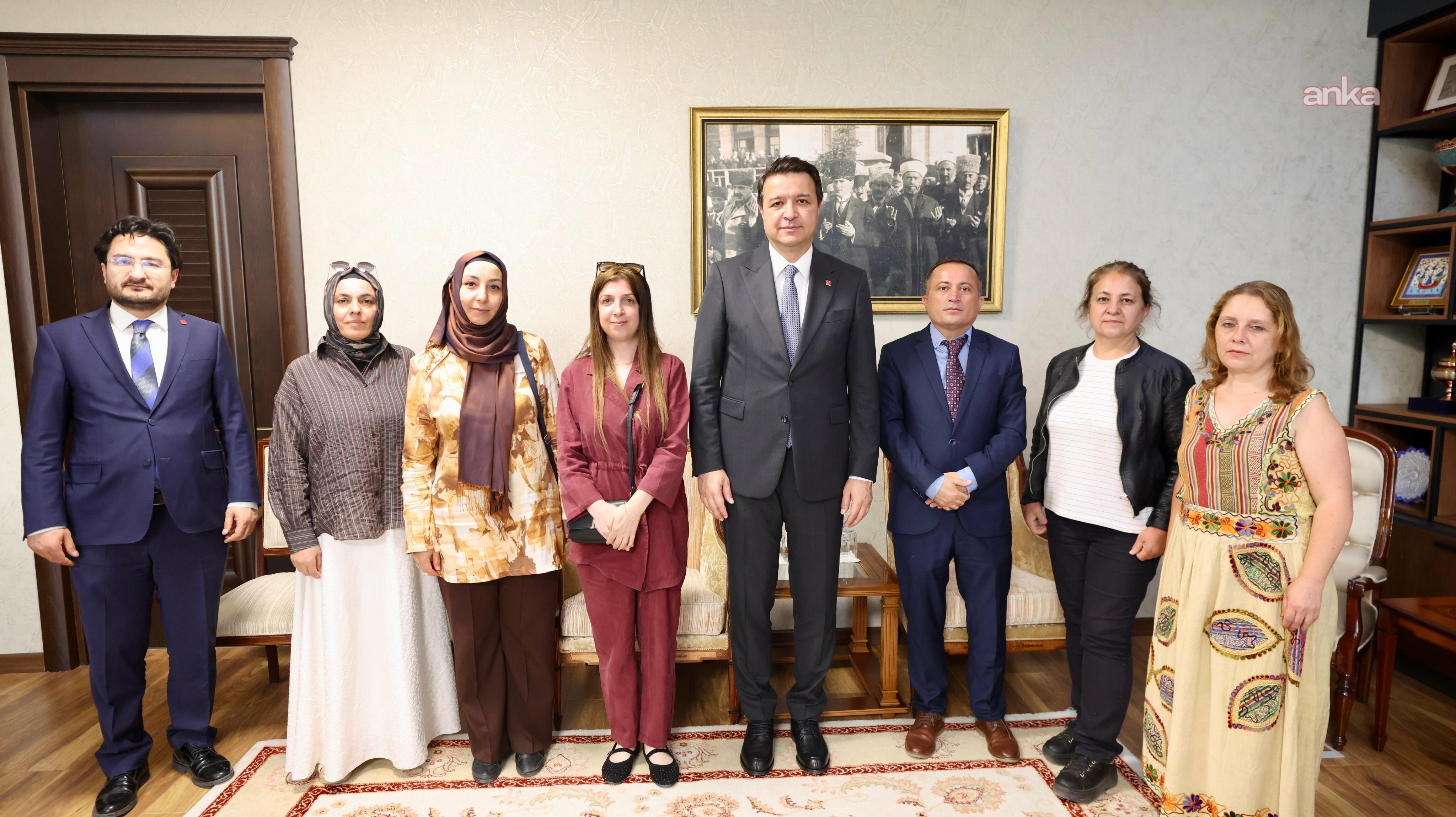 Mahmut Arıkan, ücretli öğretmen temsilcileriyle görüştü