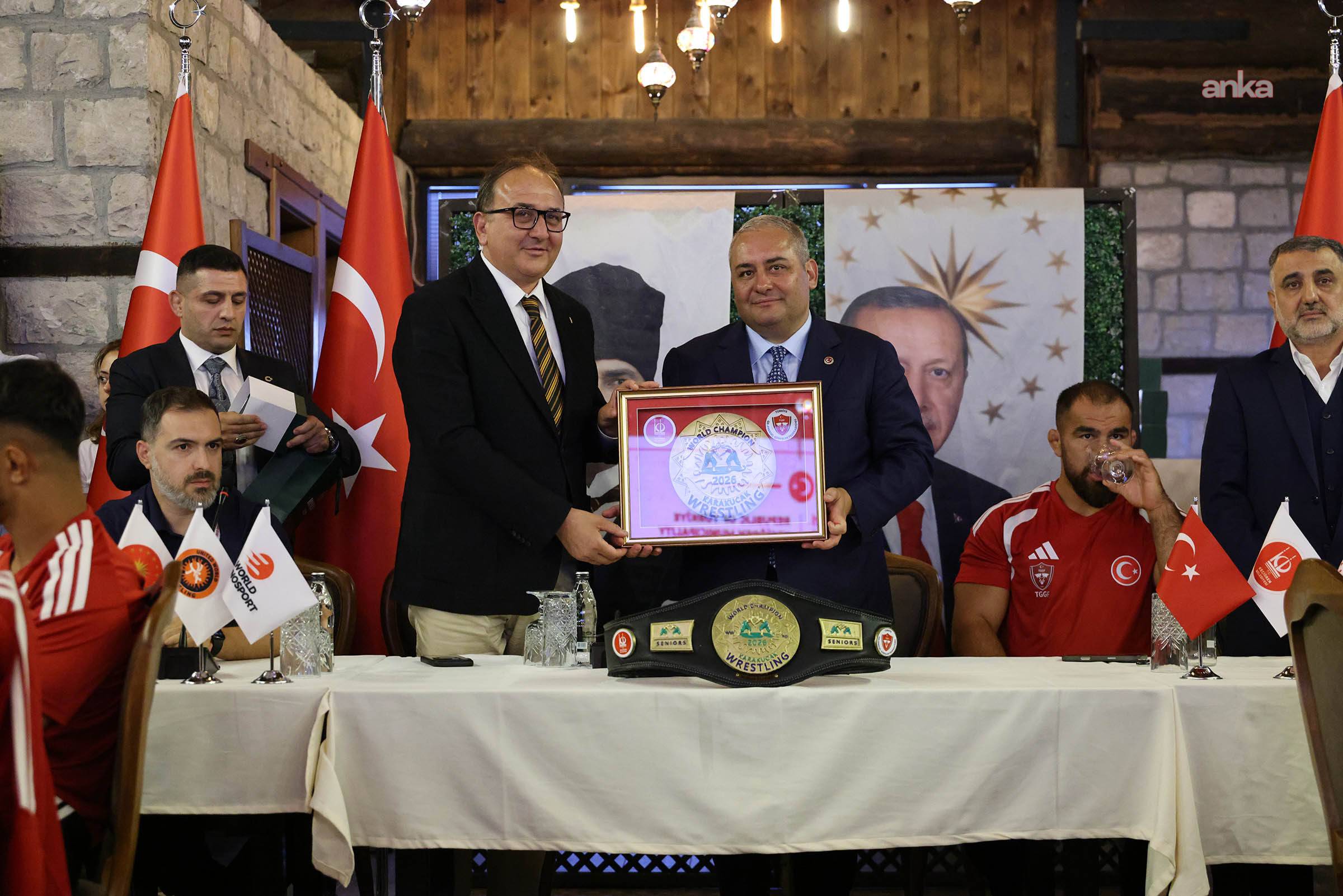 Dünya geleneksel güreş camiası Keçiören’deki lansmanda buluştu