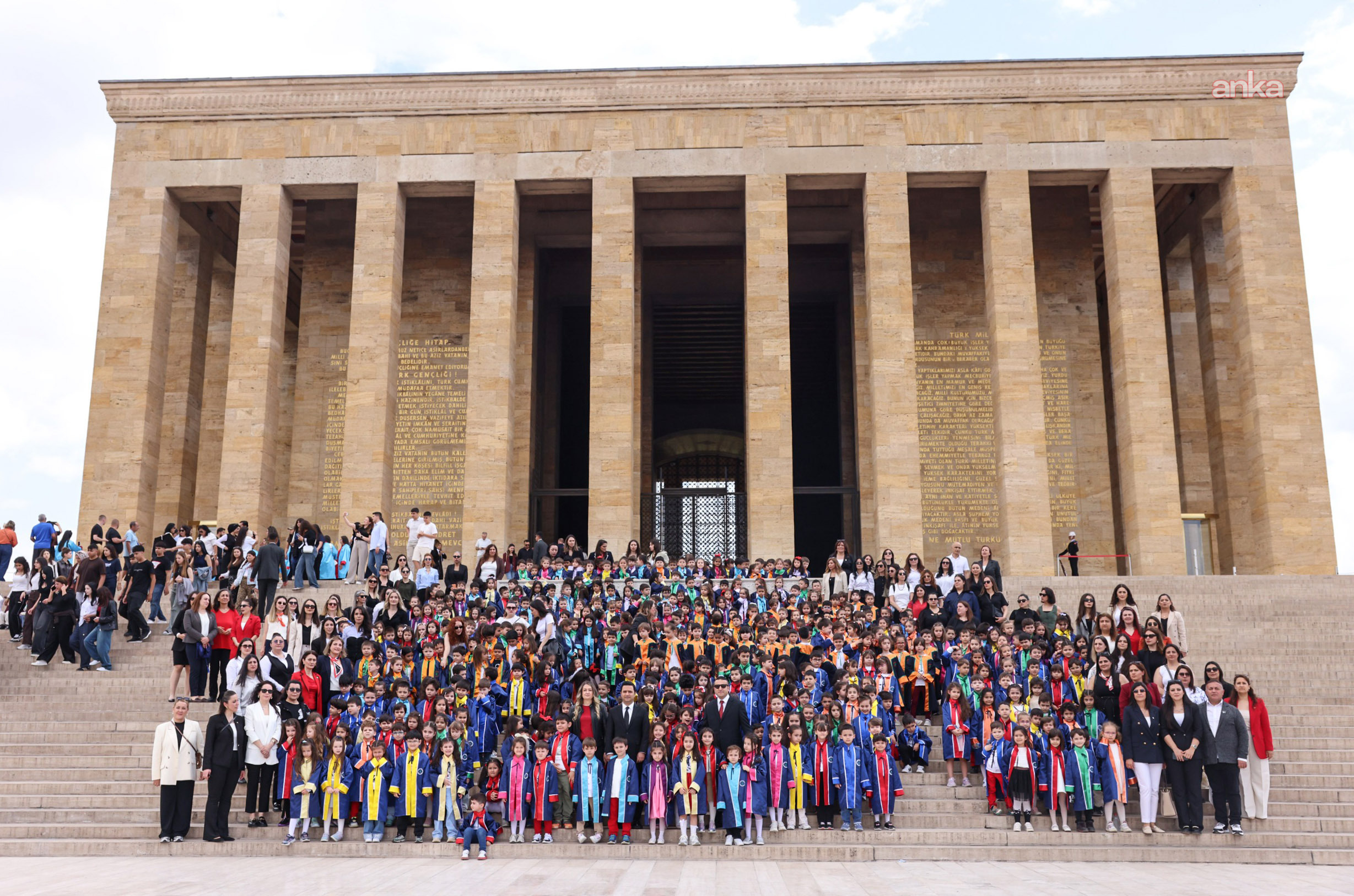 Çankayalı minikler Anıtkabir’i ziyaret etti