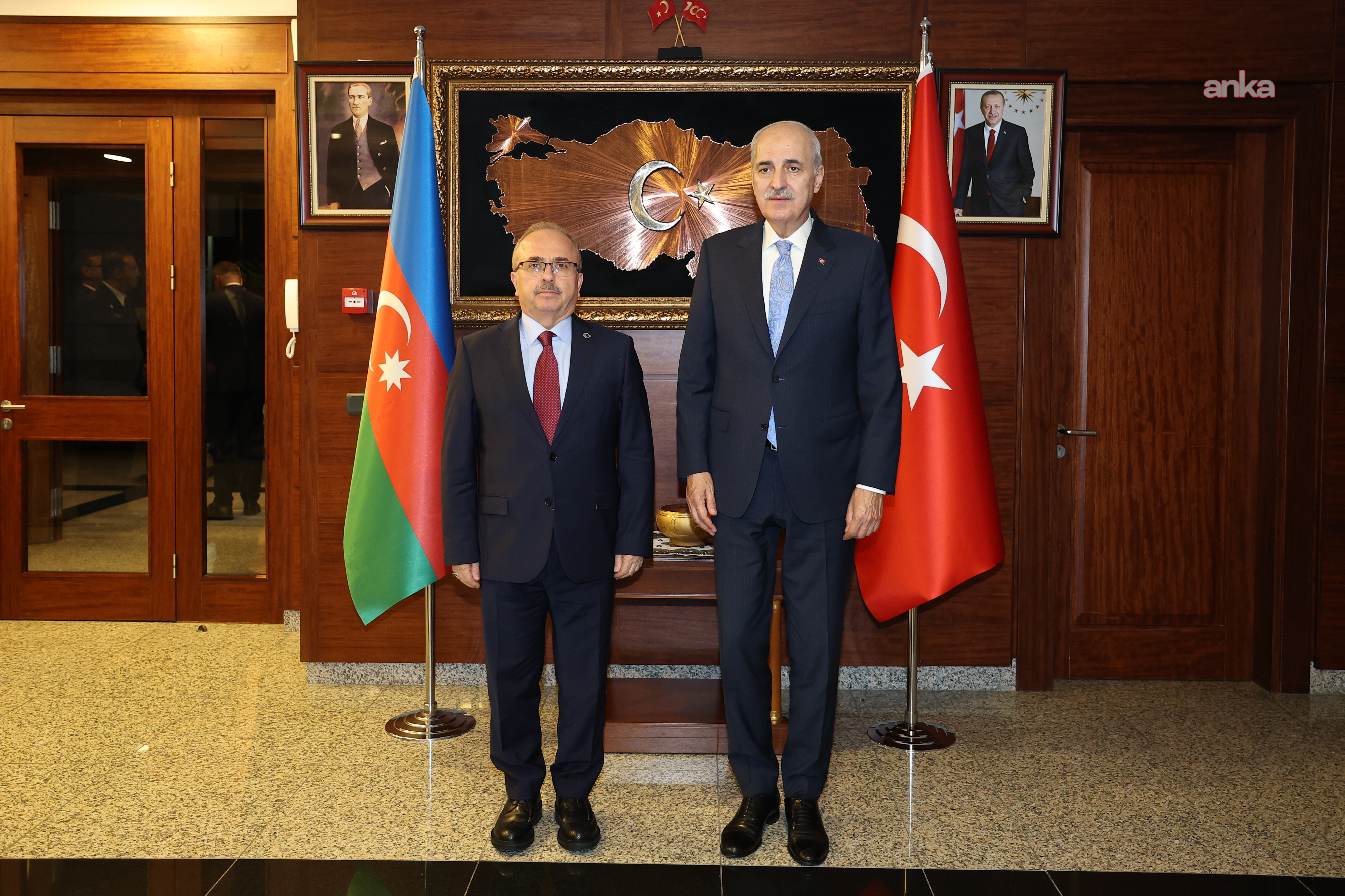TBMM Başkanı Kurtulmuş, Türkiye’nin Bakü Büyükelçiliğini ziyaret etti
