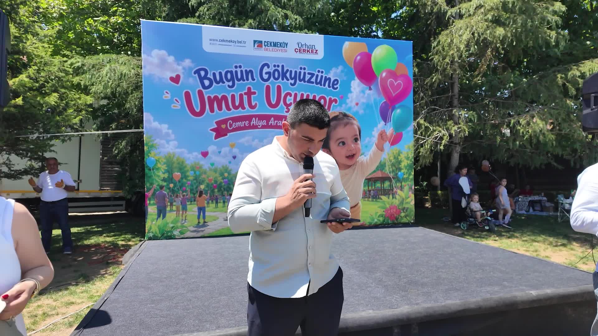 Çekmeköy'de SMA hastası Cemre’nin tedavi yolculuğu öncesinde umut dolu buluşma