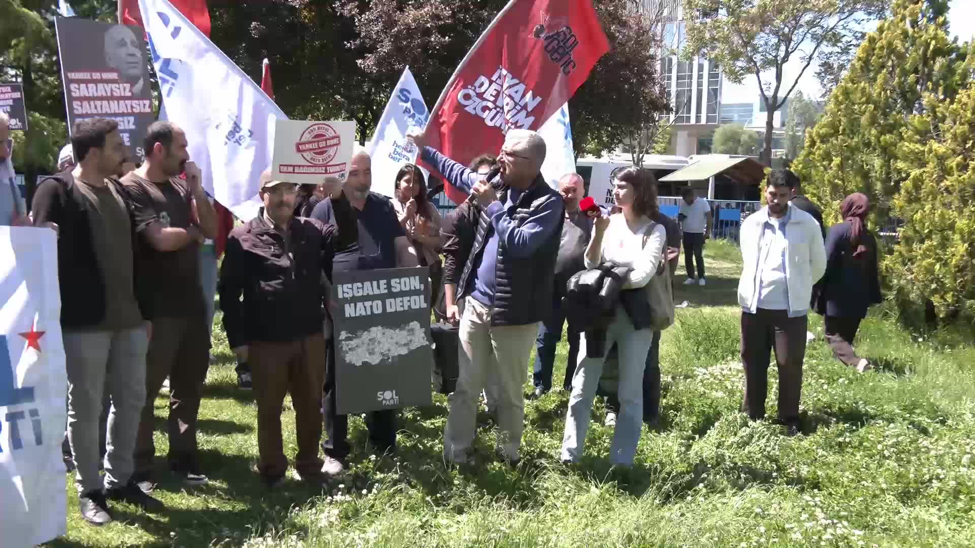 SOL Parti'den ABD'nin Ankara Büyükelçisi Barrack'ı protesto: "Sen bu yetkiyi nereden alıyorsun, sömürge valisi Tom Barrack?"