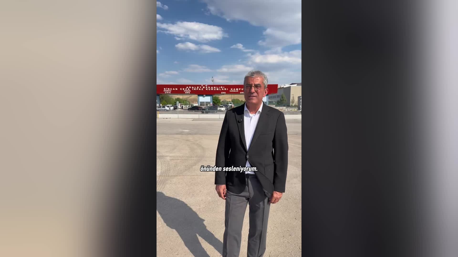 Gökhan Günaydın’dan Sincan Cezaevi önünden tepki: İnsanlara zulüm ediyorsunuz