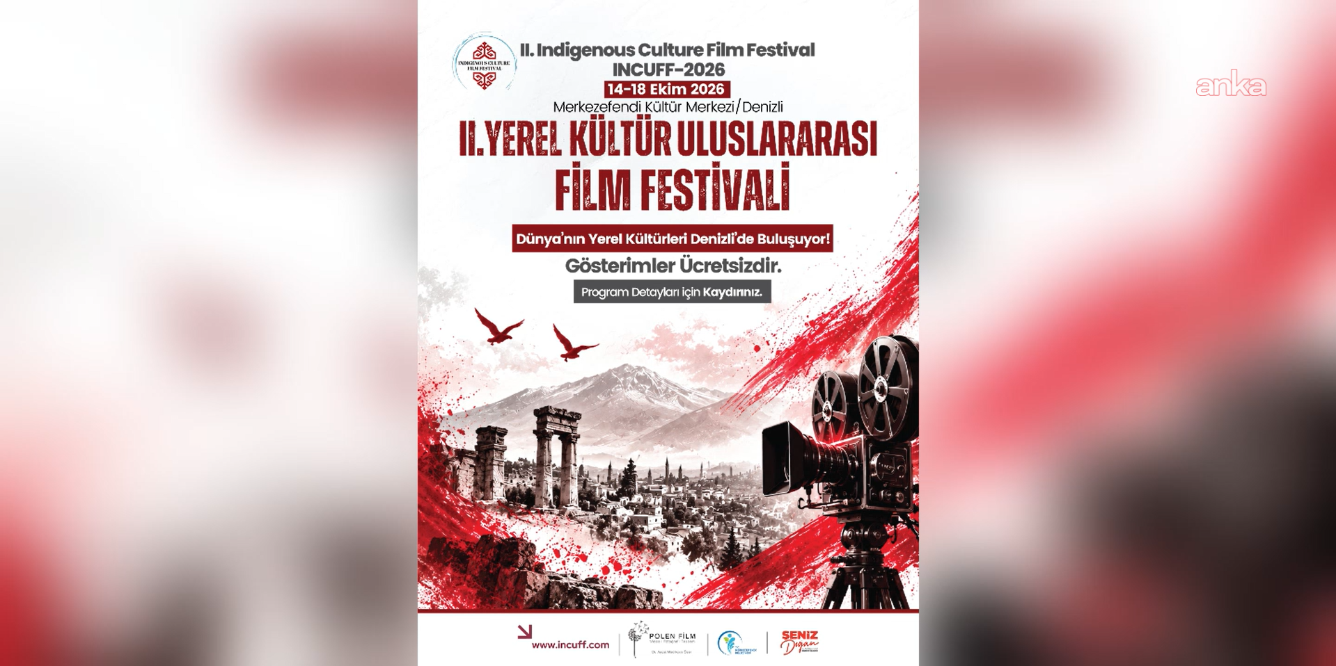 Merkezefendi, 2. Yerel Kültür Uluslararası Film Festivali'ne ev sahipliği yapacak