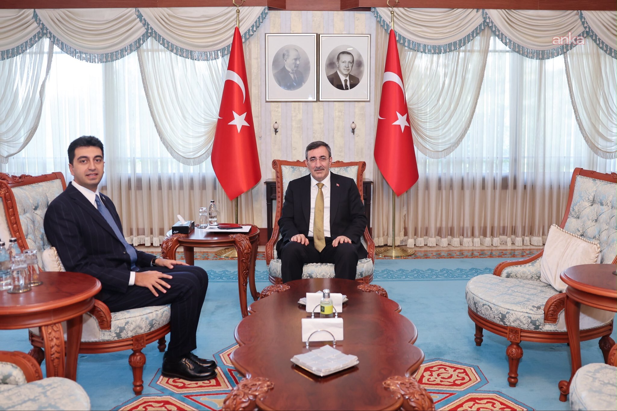 Tuzla Belediye Başkanı Bingöl, Cumhurbaşkanı Yardımcısı Yılmaz ile görüştü