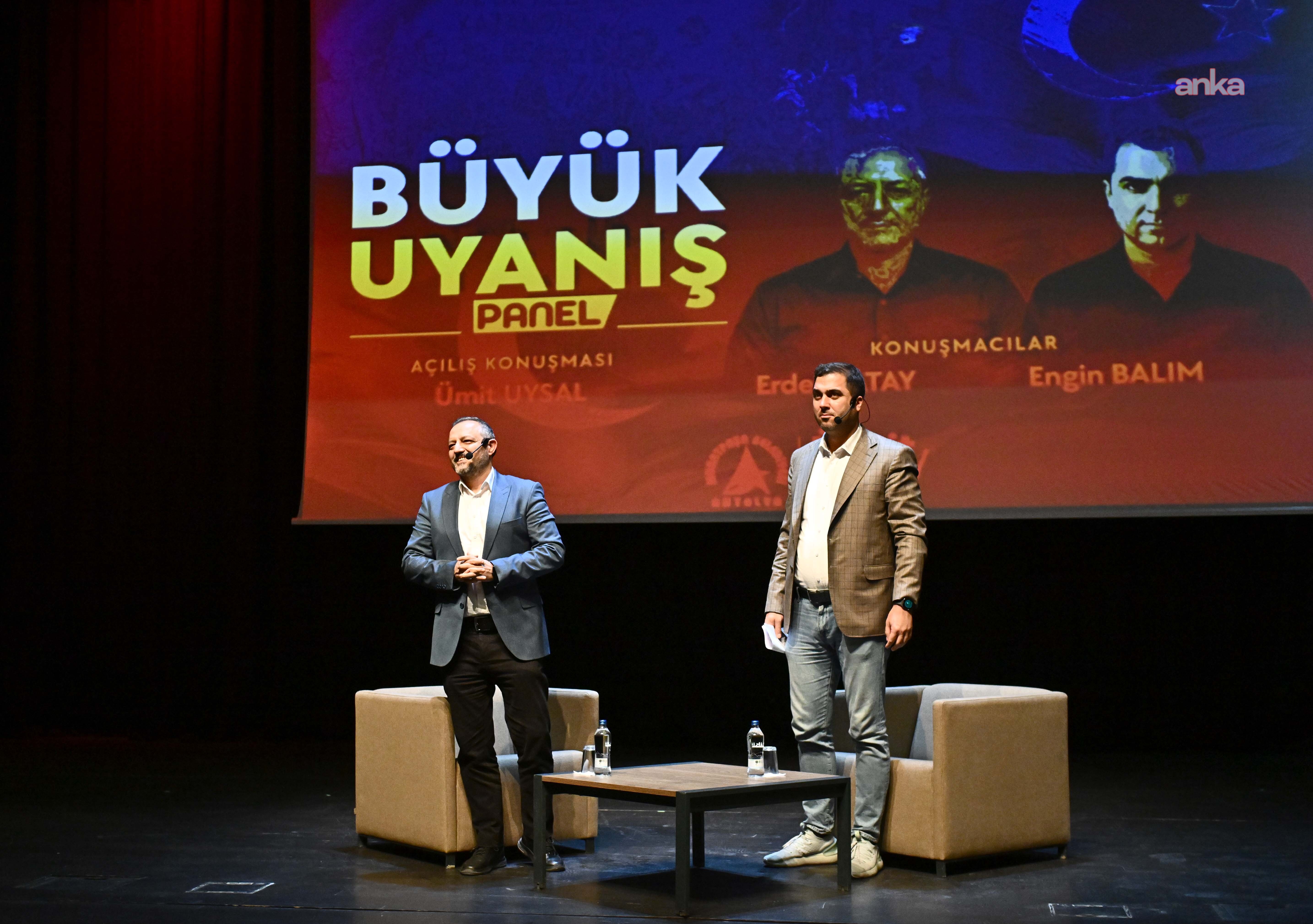 Muratpaşa Belediye Başkanı Uysal "Büyük Uyanış" panelinde konuştu: “Tek gücümüz var: devrimimiz"