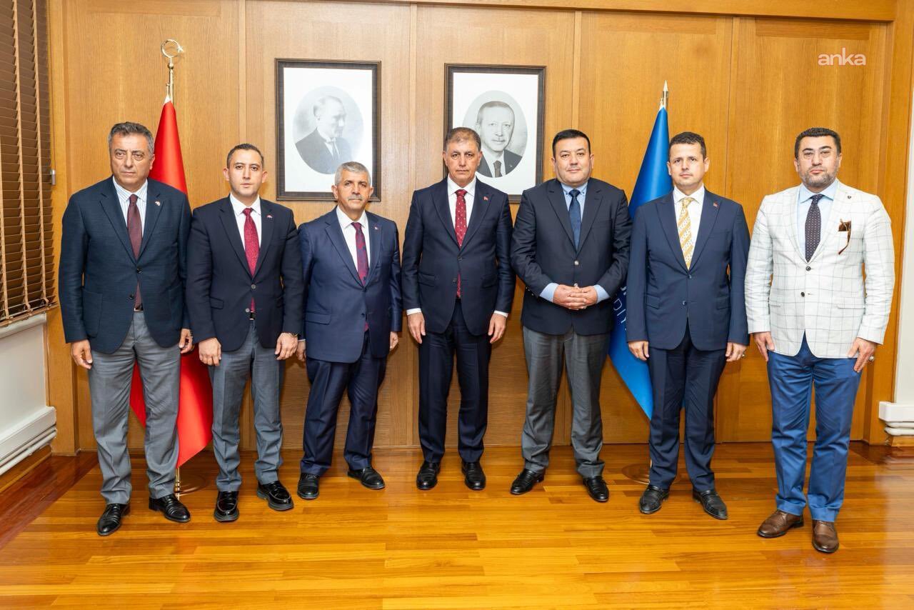 MHP İzmir İl Başkanı Veysel Şahin’den Cemil Tugay’a ziyaret