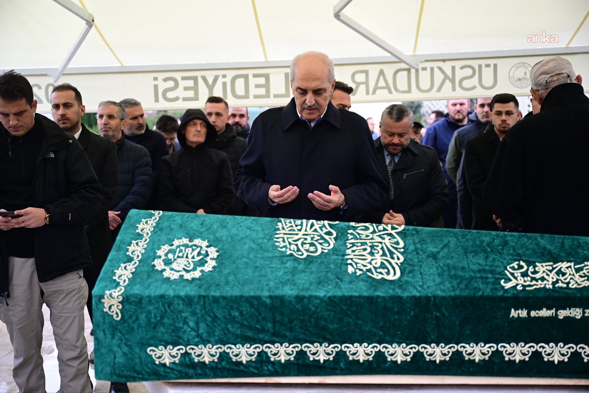 Kurtulmuş, Cevat Özkaya’nın cenaze törenine geldi