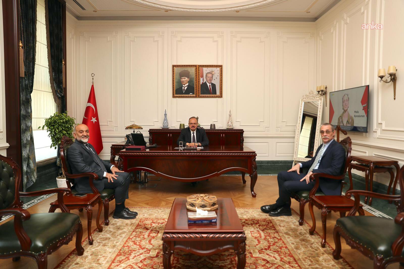 Erdal Beşikçioğlu’ndan Ankara Valisi Canbolat’a ziyaret