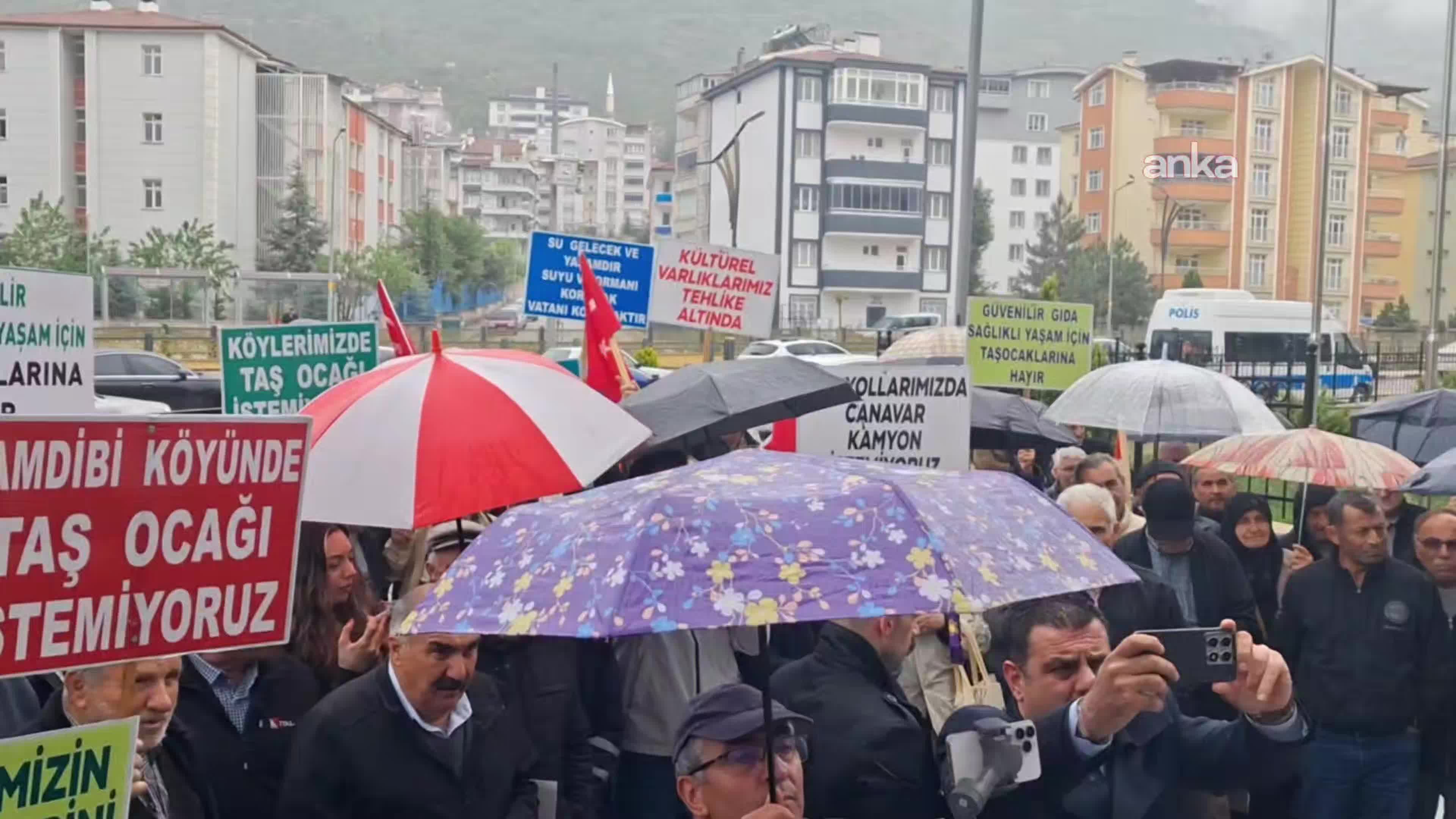 Tokat'ta madencilik ve çöp depolamaya ilişkin davalar İdare Mahkemesi'nde görüldü