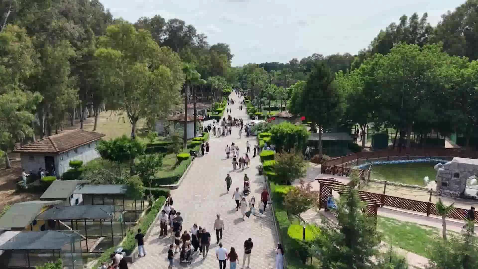 Mersin Büyükşehir Belediyesi’nin Doğa Parkı bayramda 28 bin ziyaretçiyi ağırladı