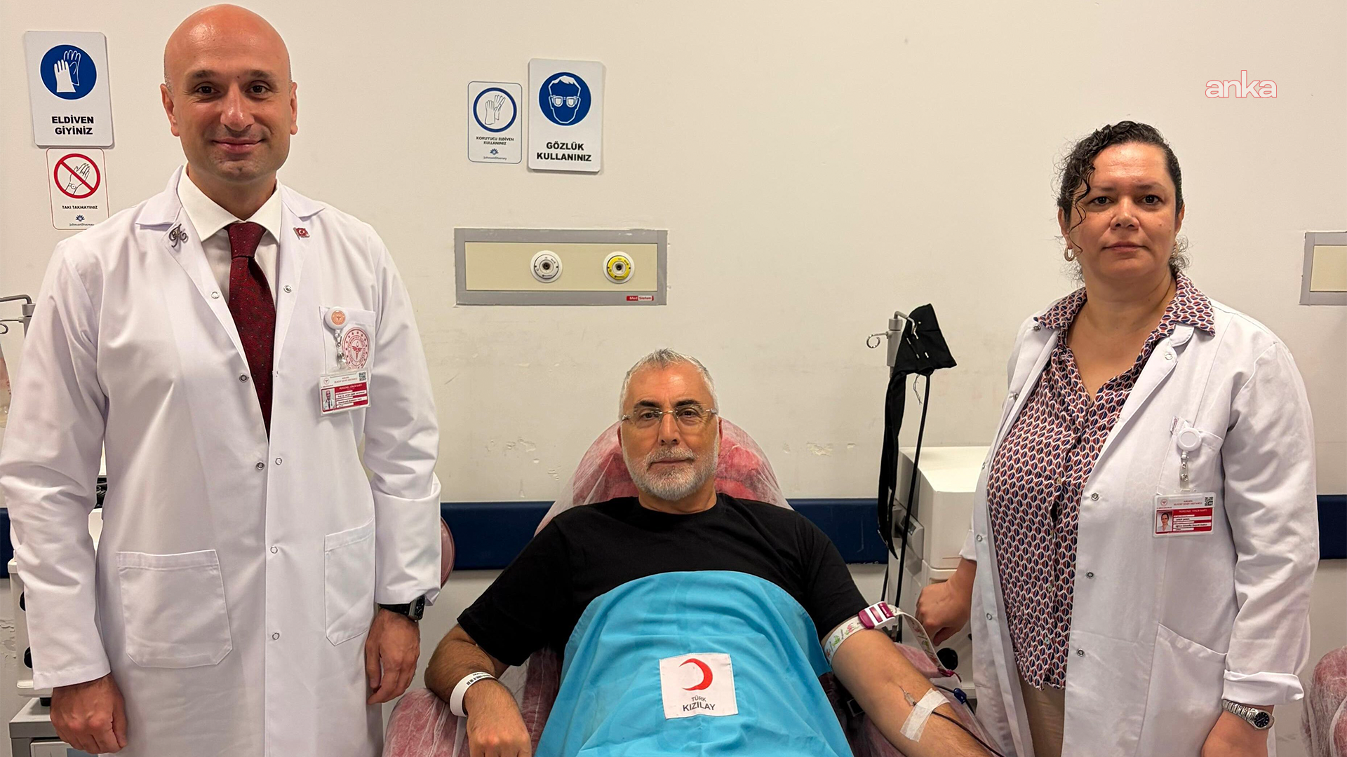Bakan Işıkhan, kan bağışladı