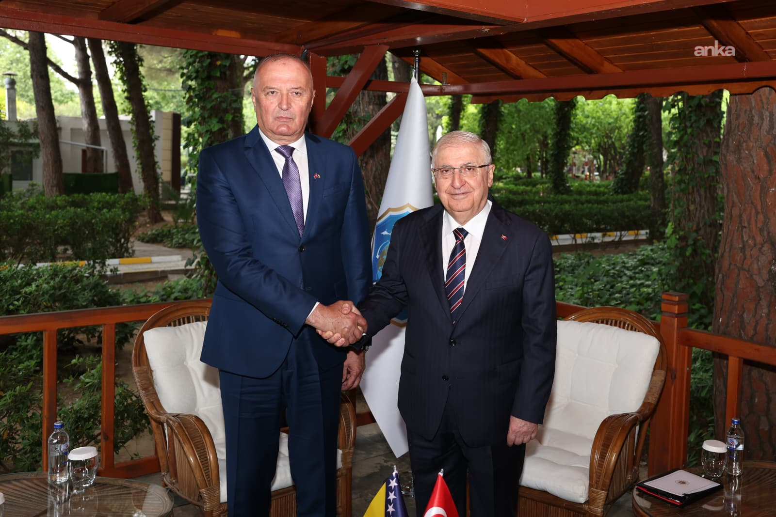 Milli Savunma Bakanı Güler, Bosna-Hersek Savunma Bakanı Helez ile bir araya geldi